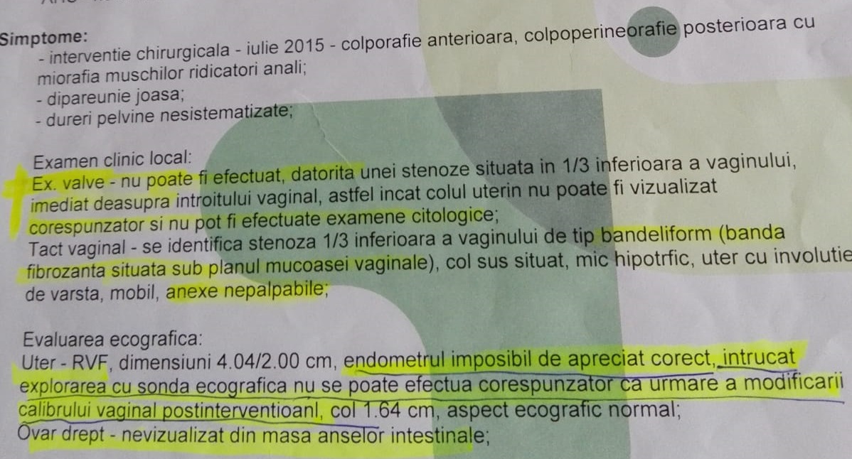 Femeia a subliniat pe analize detaliile scoase în evidență de ceilalți medici: aici, la Regina Maria – Ponderas, mai multe probleme la efectuarea analizelor