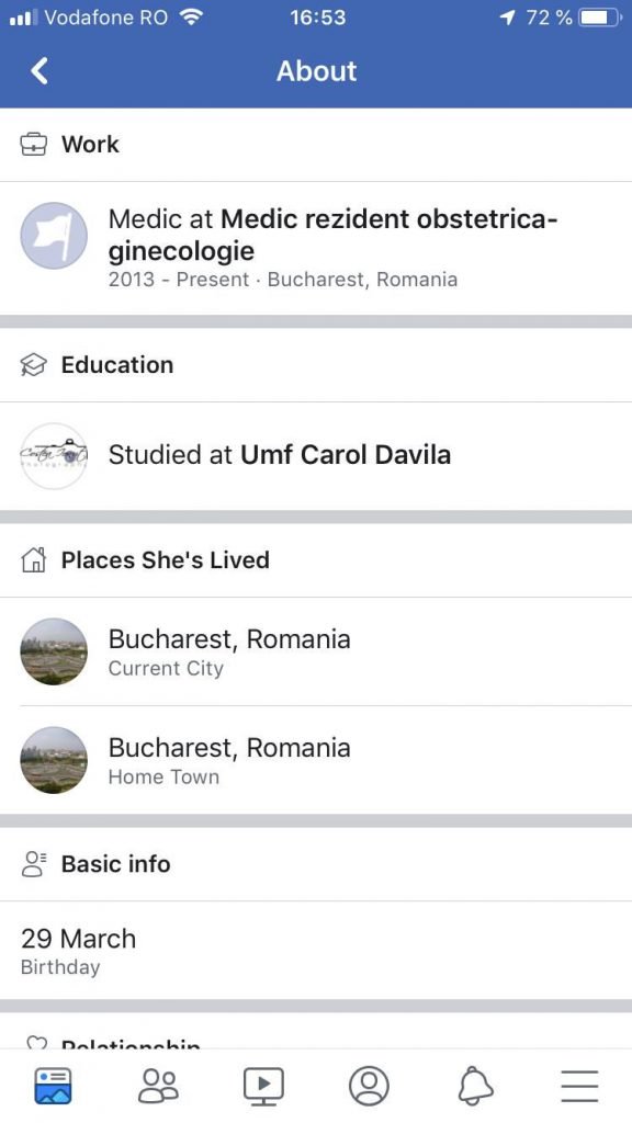 Bîrsan afirmă pe rețelele de socializare că e rezident obstetrică-ginecologie din 2013