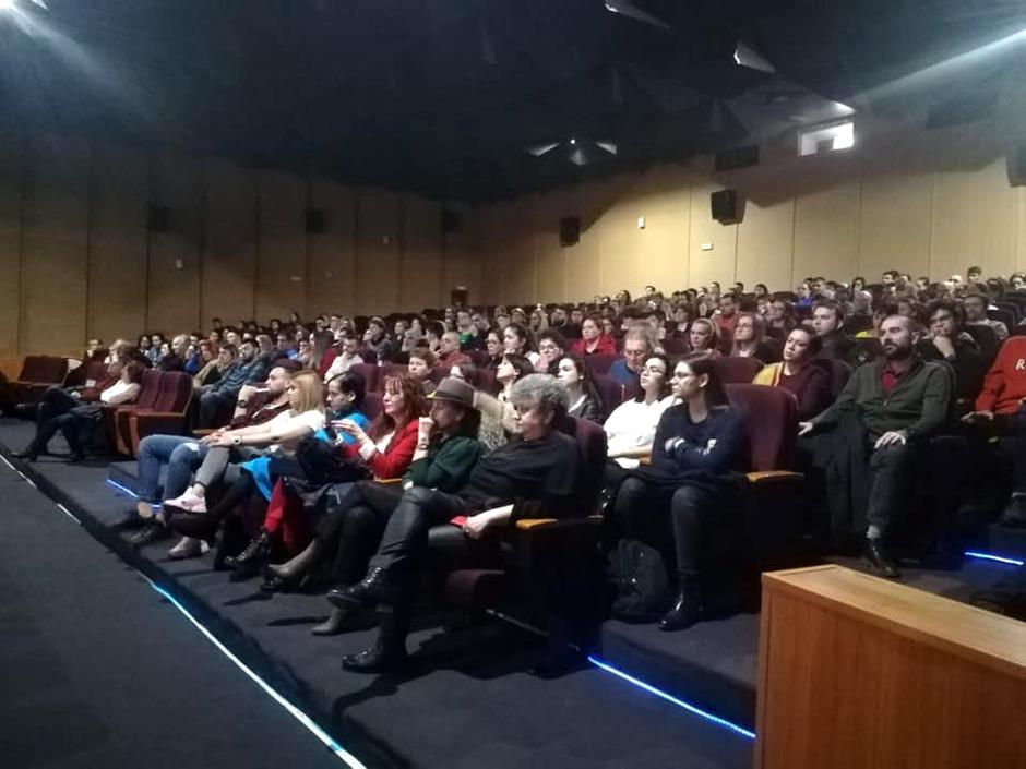 Colectiv, proiecție la Galați. Foto: Facebook / Colectiv film