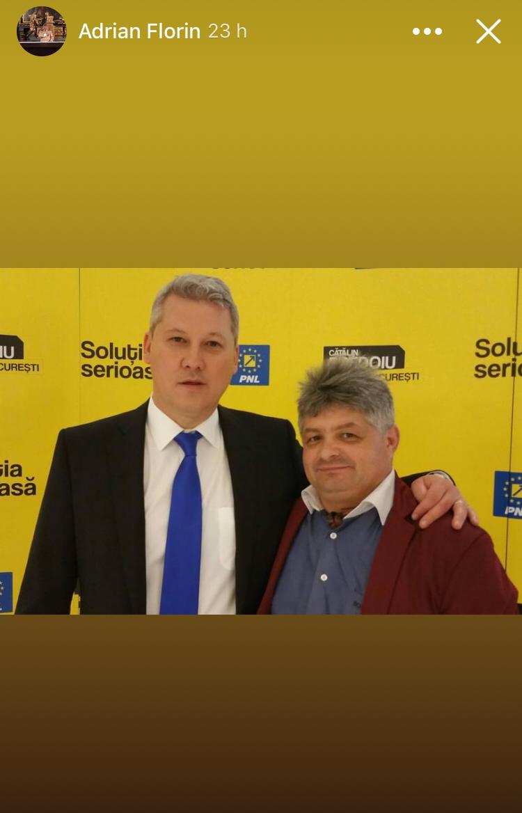 Aceeași imagine a fost distribuită de Florin Secureanu și pe Instagram