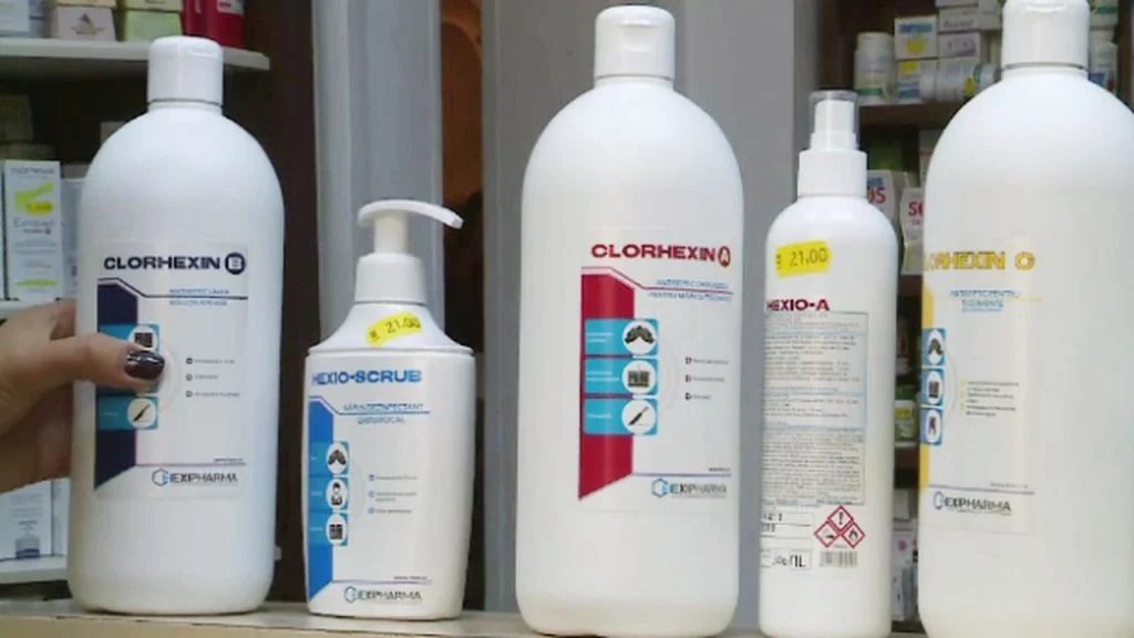 Clorhexin A,B și C sunt dezinfectanți folosiți pentru igiena mâinilor