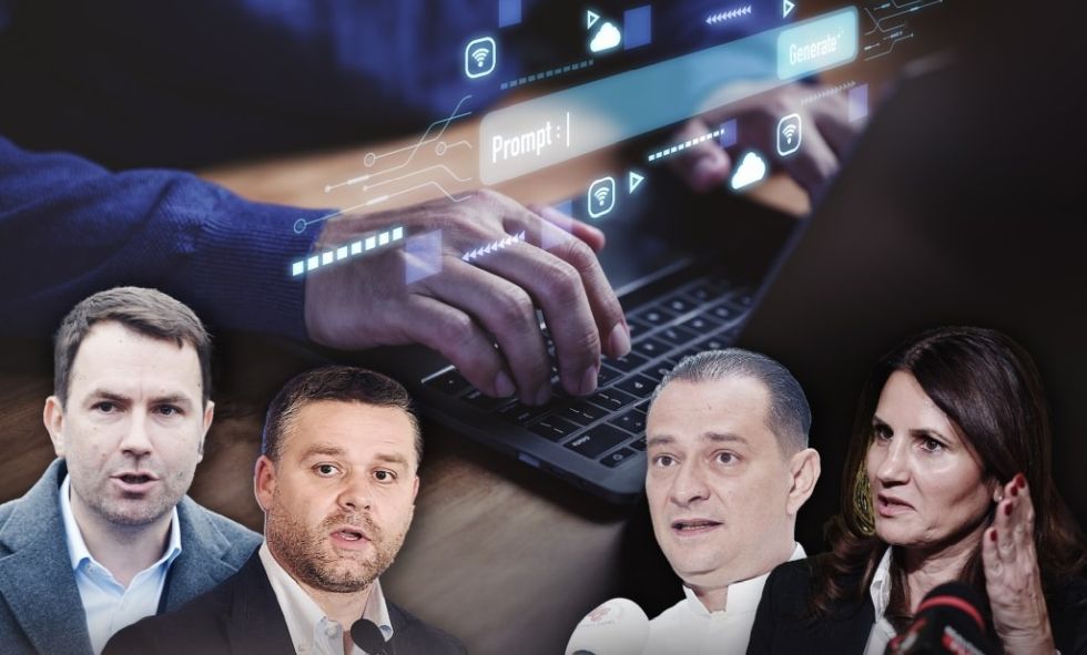 Cătălin Drulă, Ciprian Ciucu, Daniel Băluță și Anca Alexandrescu, candidați pentru funcția de primar general. Foto: Inquam Photos, Dreamstime. Colaj: Ion Mateș / Hotnews.